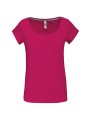 KARIBAN T-shirt col bateau manches courtes femme /api/colors/0327c765-dd20-409c-911d-31f7a9b4c2f5 personnalisable