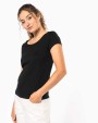 KARIBAN Ladies’ boat neck short-sleeved T-shirt T-Shirts personalisierbar
