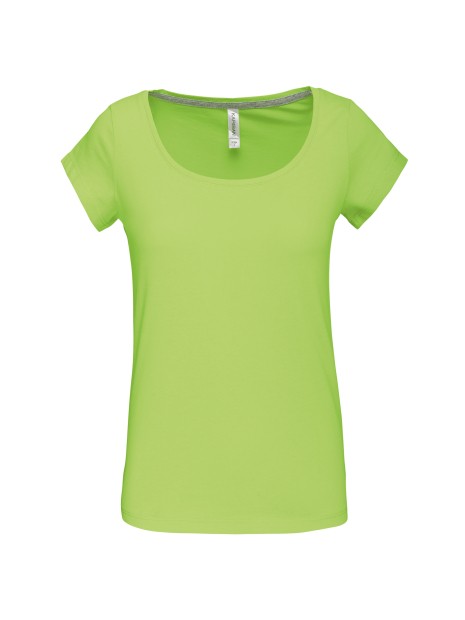 KARIBAN T-shirt col bateau manches courtes femme /api/colors/8facb4b8-f974-4489-9f35-f89e0fd34bf7 personnalisable