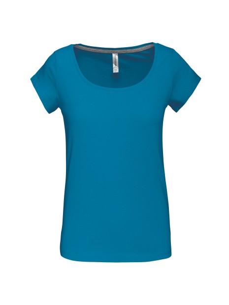 KARIBAN T-shirt col bateau manches courtes femme /api/colors/3848809b-00f3-4a7f-8b57-fc0187a98ade personnalisable