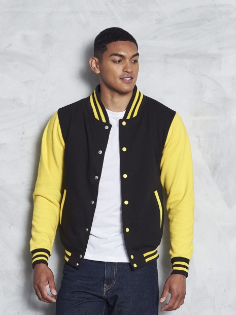 Vestes à personnaliser AWDIS VARSITY JACKET 
