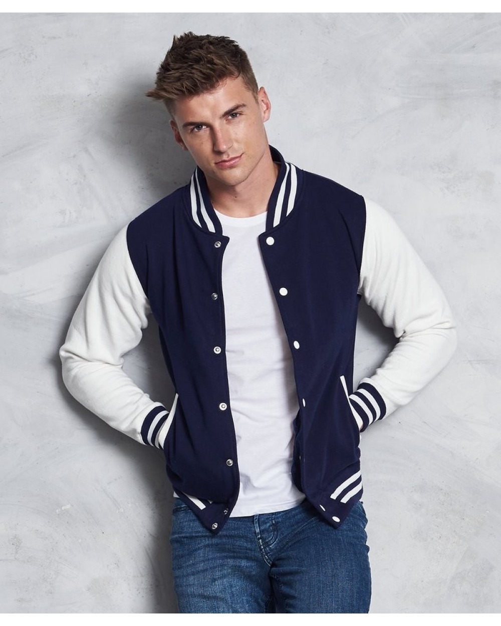AWDIS VARSITY JACKET Jacken personalisierbar