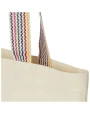 Tote bags personnalisable 4DO Sac shopping Rainbow de 5 l en coton recyclé 180 g/m²