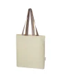 Tote bags 4DO Rainbow draagtas 5 l van 180 g/m² gerecycled katoen  voor bedrukking &amp; borduring