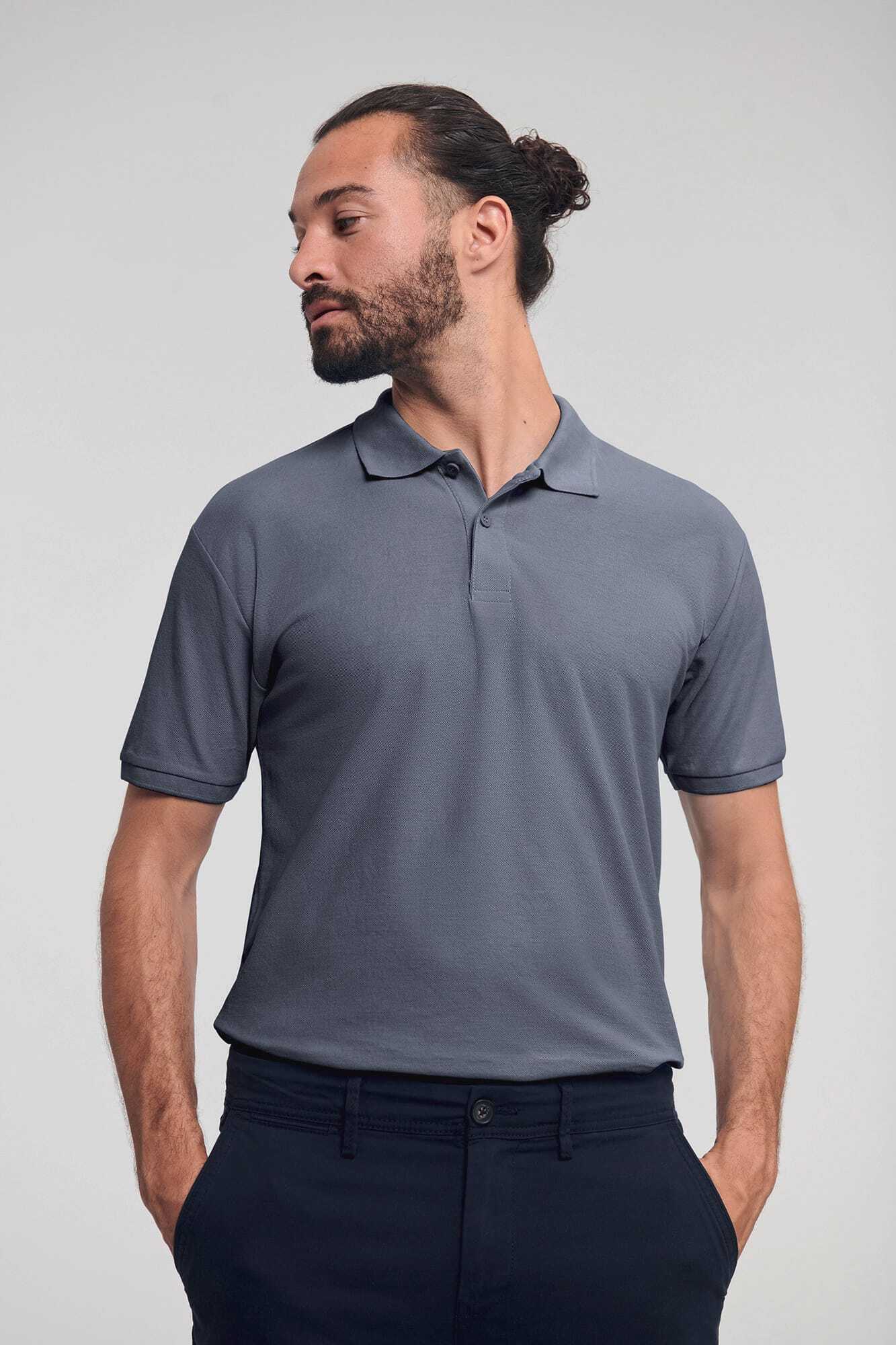 Polos personnalisable RUSSELL Polo homme Authentic Eco
