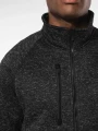 Vestes à personnaliser KARIBAN Veste zippée chinée homme 