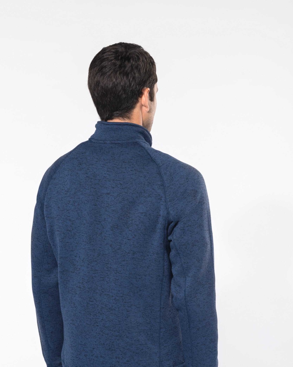 Vestes personnalisable KARIBAN Veste zippée chinée homme