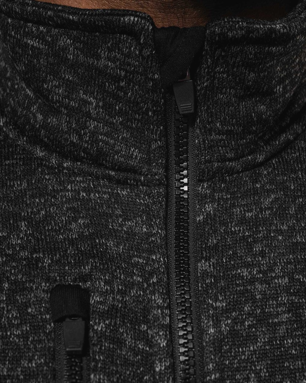 Vestes personnalisable KARIBAN Veste zippée chinée homme