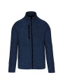 KARIBAN Veste zippée chinée homme /api/colors/ba43b33d-e5ee-4ca0-95b9-46fe8cf8869e personnalisable