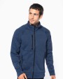 Vestes personnalisable KARIBAN Veste zippée chinée homme