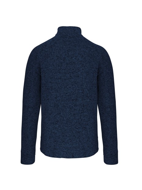 KARIBAN Veste zippée chinée homme /api/colors/ba43b33d-e5ee-4ca0-95b9-46fe8cf8869e personnalisable