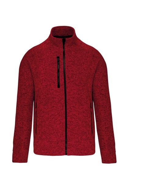 KARIBAN Veste zippée chinée homme /api/colors/2e07ab68-fef8-4c23-89f6-38d362986a2d personnalisable