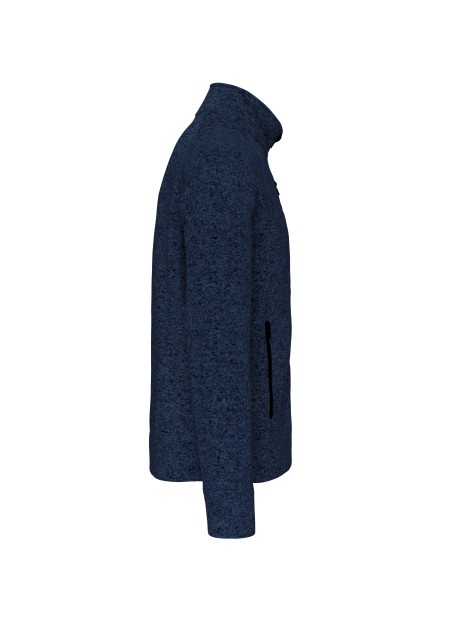 KARIBAN Veste zippée chinée homme /api/colors/ba43b33d-e5ee-4ca0-95b9-46fe8cf8869e personnalisable
