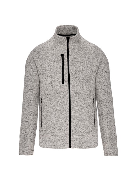 KARIBAN Veste zippée chinée homme /api/colors/03c29f95-9c4d-4e93-9cad-67345bed7774 personnalisable
