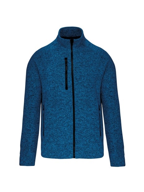 KARIBAN Veste zippée chinée homme /api/colors/8ba9449a-78d7-45ac-b67d-6ff257f643b4 personnalisable