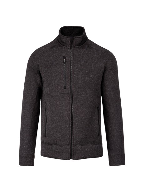KARIBAN Veste zippée chinée homme /api/colors/8e6df1fe-480f-4dfe-a164-346b1310261a personnalisable