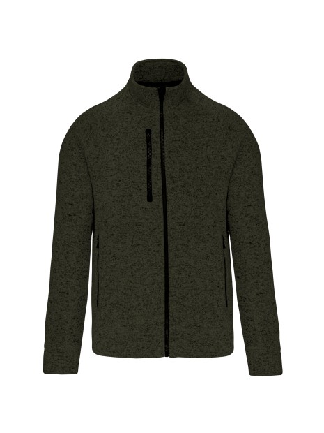 KARIBAN Veste zippée chinée homme /api/colors/daf951c5-e6a9-4256-8c9c-b8c224fe77a5 personnalisable