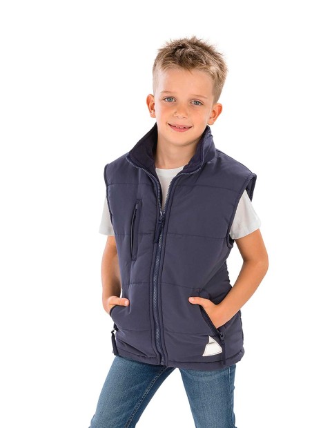 Vestes à personnaliser RESULT Bodywarmer doublé enfant 