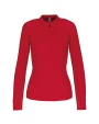 Sweat-shirts personnalisable PROACT Haut de sport manches longues ¼ zip femme