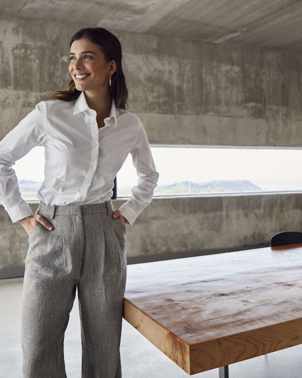 Chemises personnalisable CLIQUE Stretch Shirt L/S Women