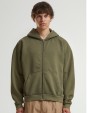 BUILD YOUR BRAND STONEWASH HEAVY ZIP HOODIE Sweatshirts personalisierbar