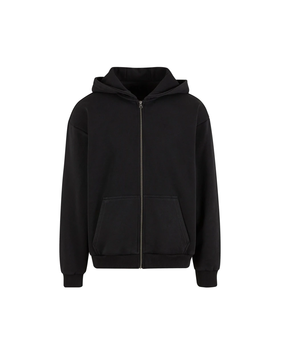 Sweat-shirts personnalisable BUILD YOUR BRAND STONEWASH HEAVY ZIP HOODIE