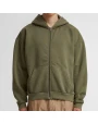 BUILD YOUR BRAND STONEWASH HEAVY ZIP HOODIE Sweatshirts personalisierbar