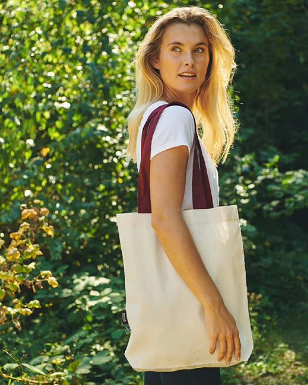 Sacs & Bagagerie personnalisable NEUTRAL TWILL BAG WITH CONTRAST HANDLES