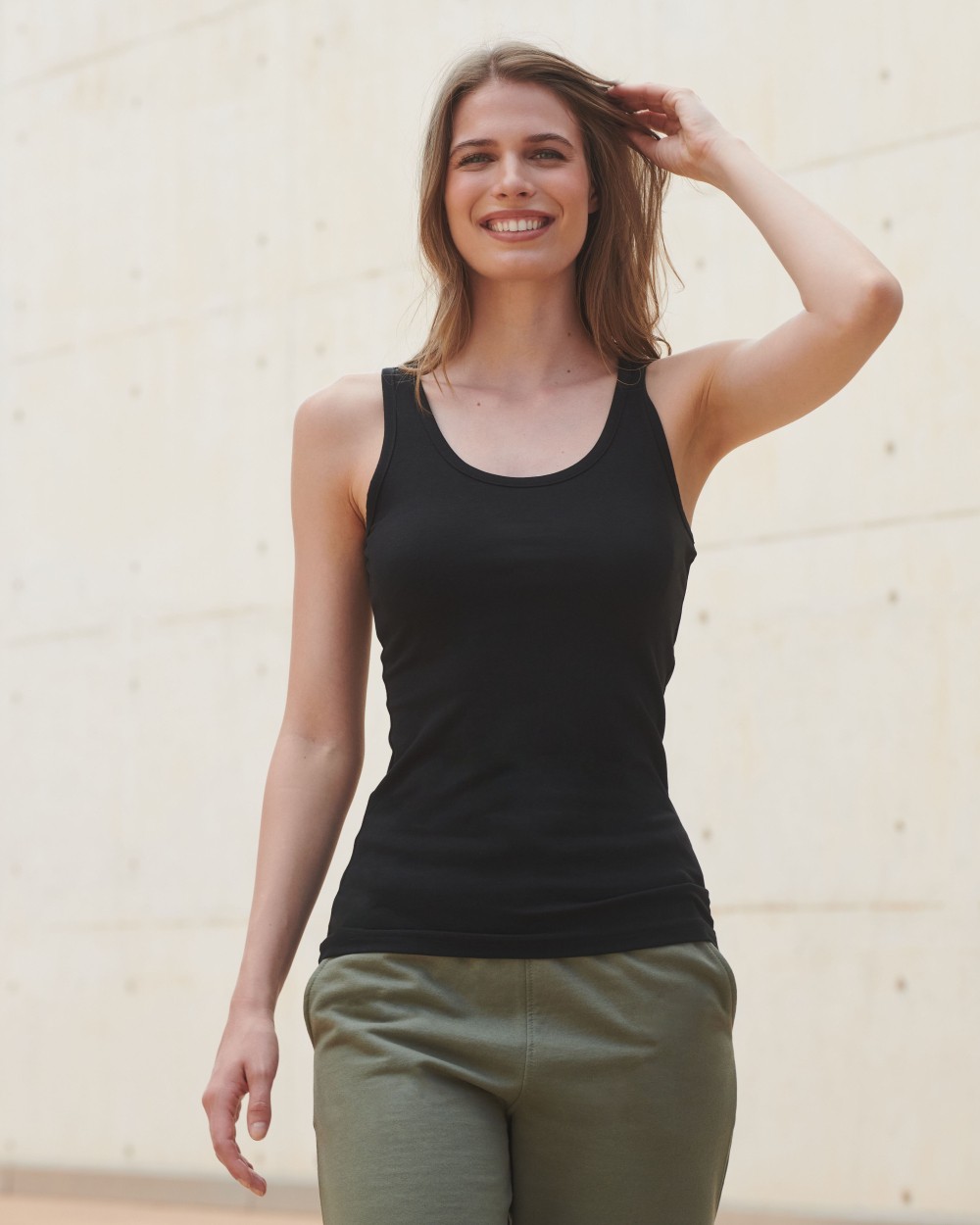 T-shirts SKINNIFIT LADIES STRETCH VEST voor bedrukking &amp; borduring