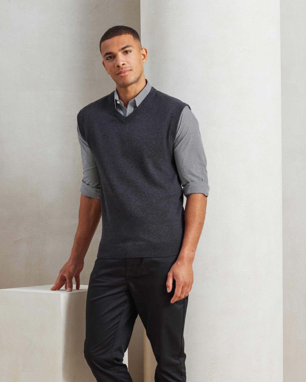 Sweaters & hoodies PREMIER Sleeveless knitted sweater voor bedrukking &amp; borduring