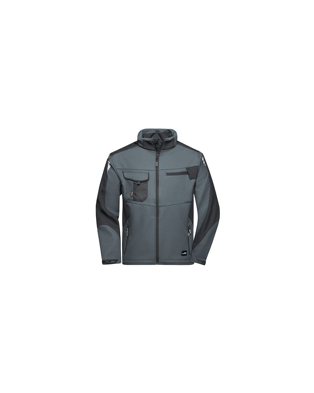 Softshells JAMES & NICHOLSON Workwear Softshell Jacket -STRONG- voor bedrukking &amp; borduring