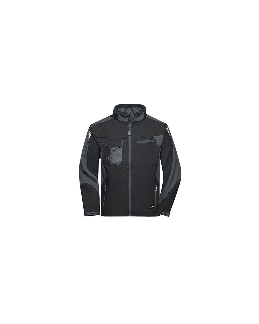 Softshells JAMES & NICHOLSON Workwear Softshell Jacket -STRONG- voor bedrukking &amp; borduring