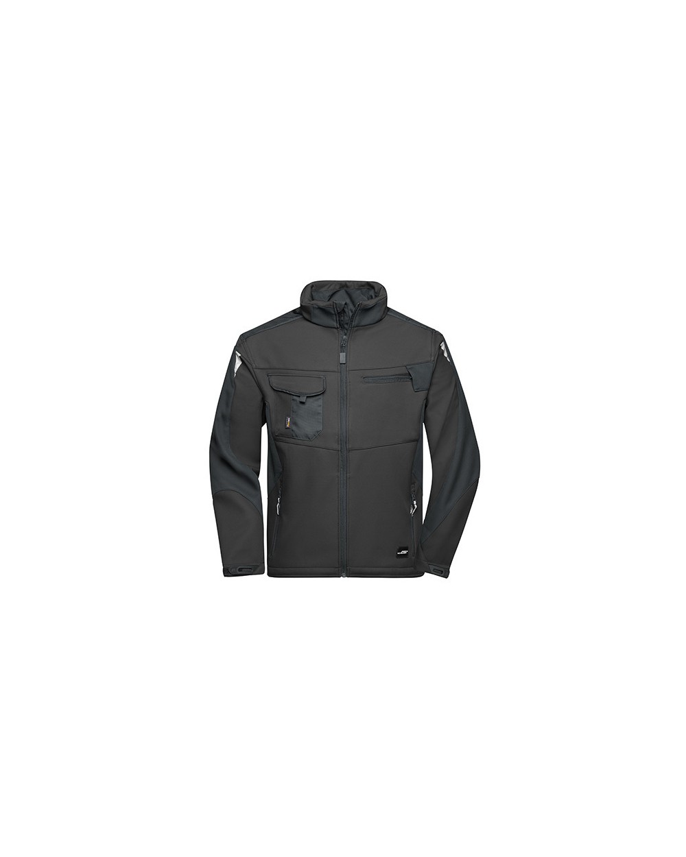 Softshells JAMES & NICHOLSON Workwear Softshell Jacket -STRONG- voor bedrukking &amp; borduring