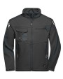 Softshells JAMES & NICHOLSON Workwear Softshell Jacket -STRONG- voor bedrukking &amp; borduring