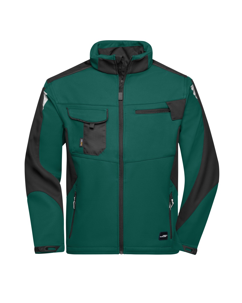 Softshells JAMES & NICHOLSON Workwear Softshell Jacket -STRONG- voor bedrukking &amp; borduring