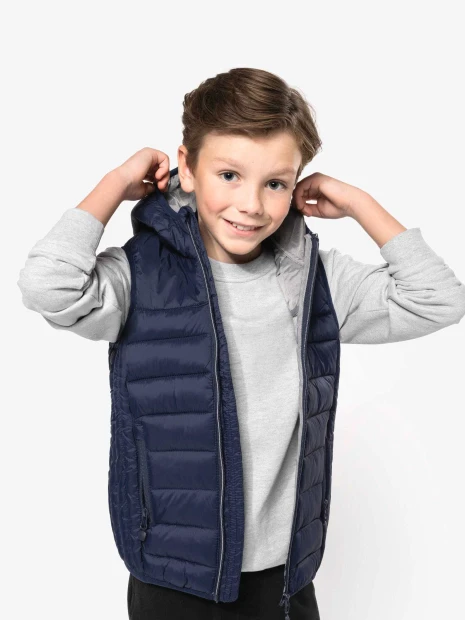 Vestes à personnaliser PROACT Bodywarmer à capuche enfant 