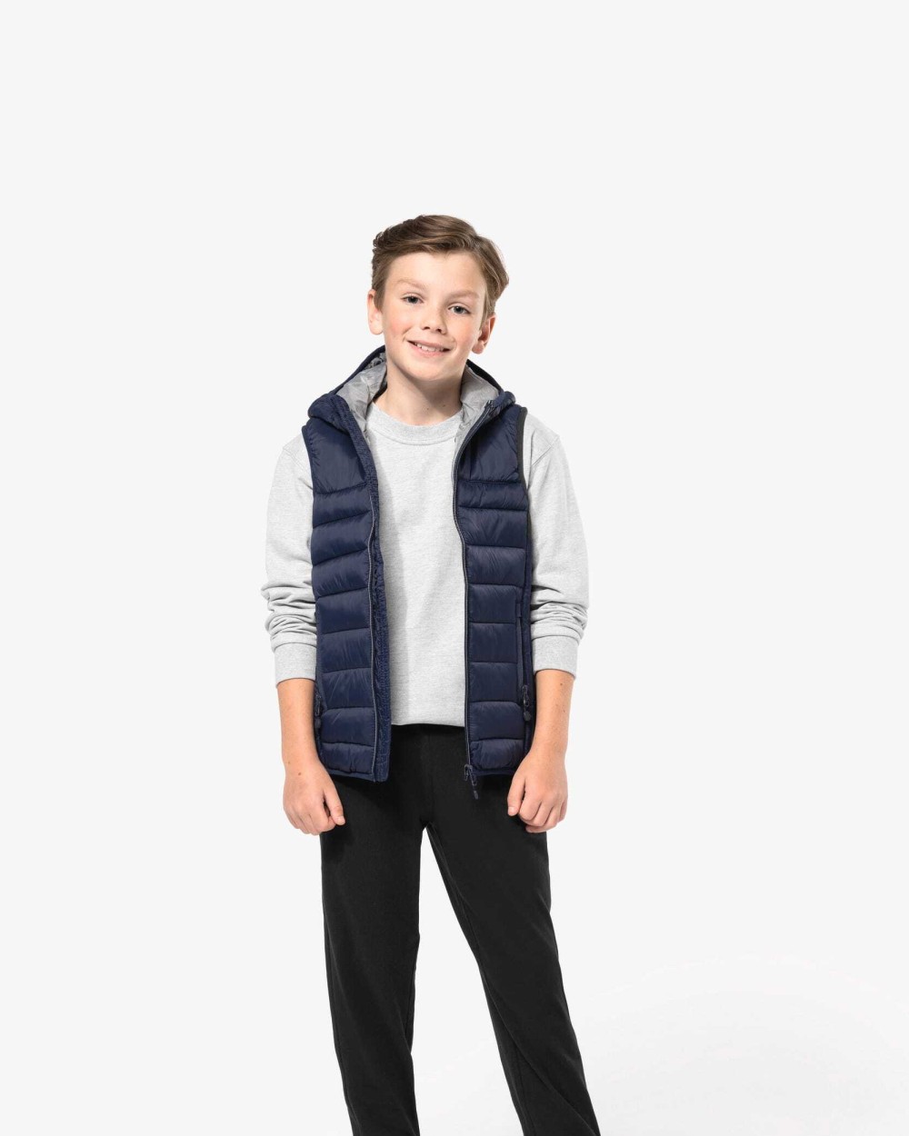 PROACT Bodywarmer mit Kapuze für Kinder Jacken personalisierbar