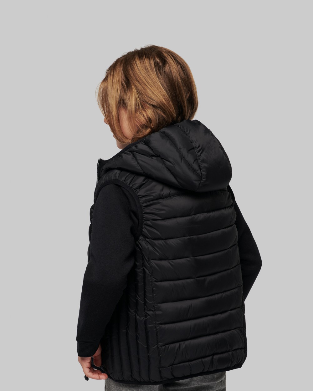 Jassen PROACT Bodywarmer met capuchon kids voor bedrukking &amp; borduring