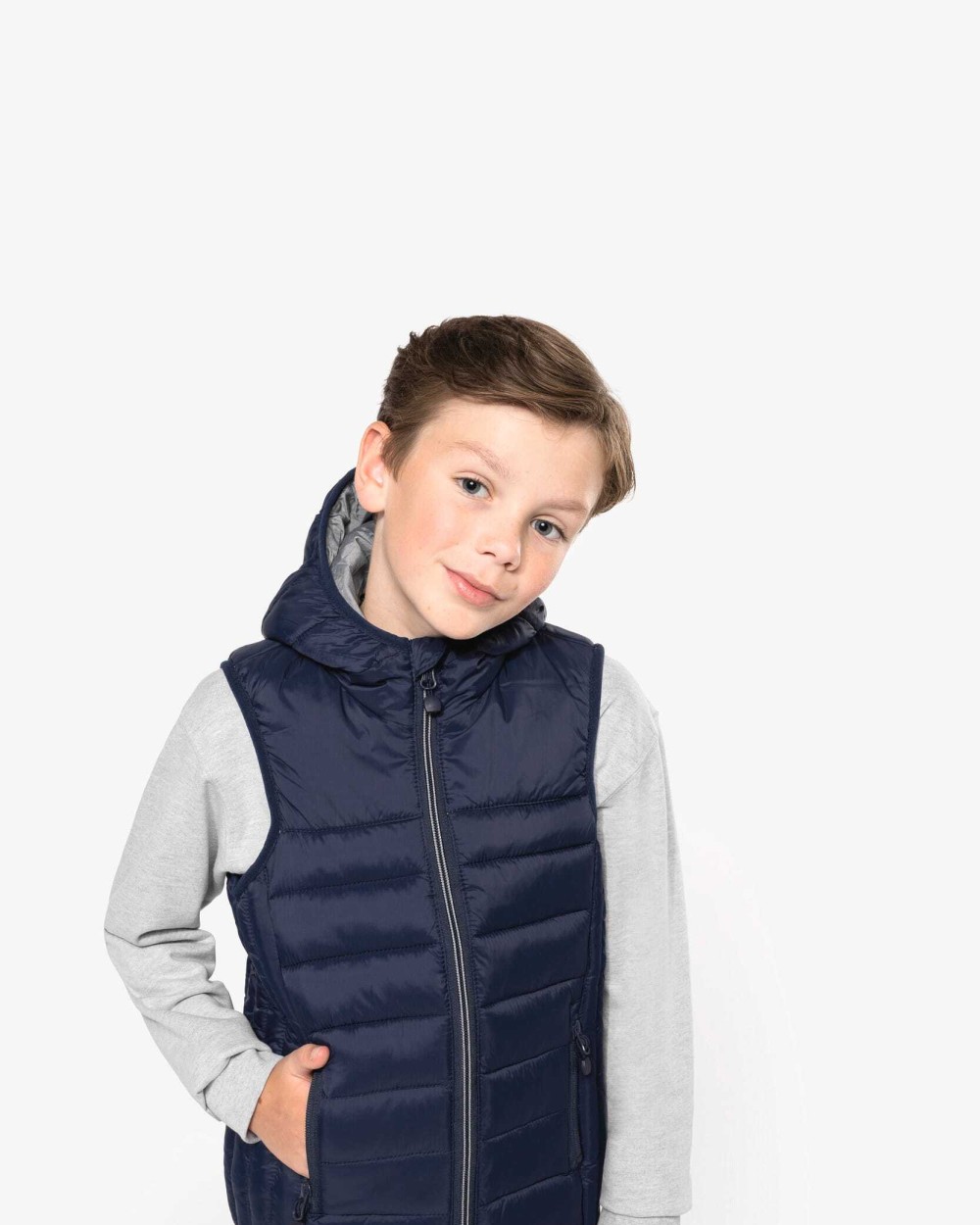 Vestes personnalisable PROACT Bodywarmer à capuche enfant