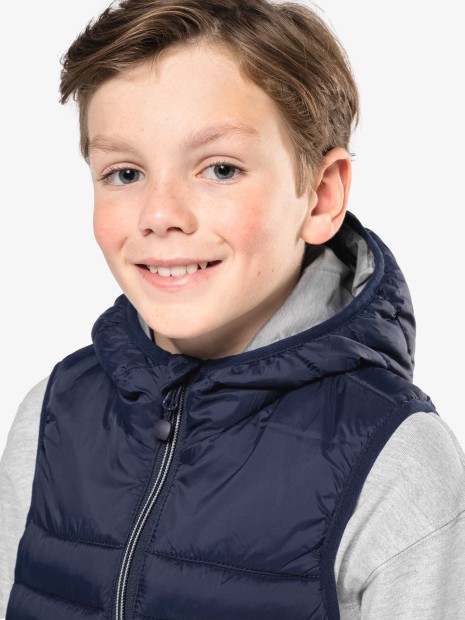 Vestes à personnaliser PROACT Bodywarmer à capuche enfant 