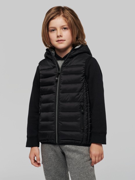 Vestes à personnaliser PROACT Bodywarmer à capuche enfant 