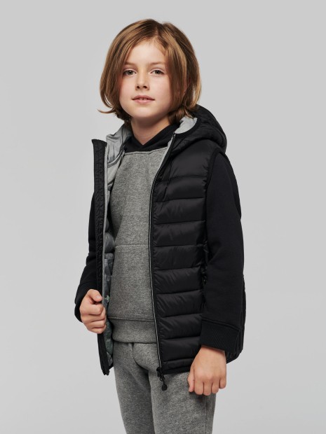 Vestes à personnaliser PROACT Bodywarmer à capuche enfant 