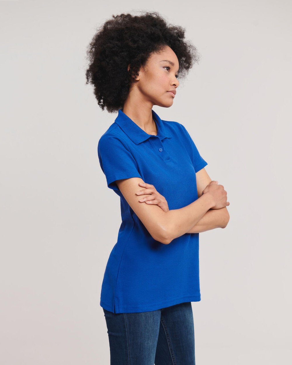 RUSSELL Ladies'' Classic Polycotton Polo Poloshirts personalisierbar