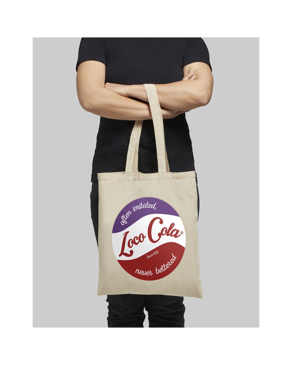 Sacs & Bagagerie personnalisable 4DO Sac shopping coton Madras 140 gr/m² 7L