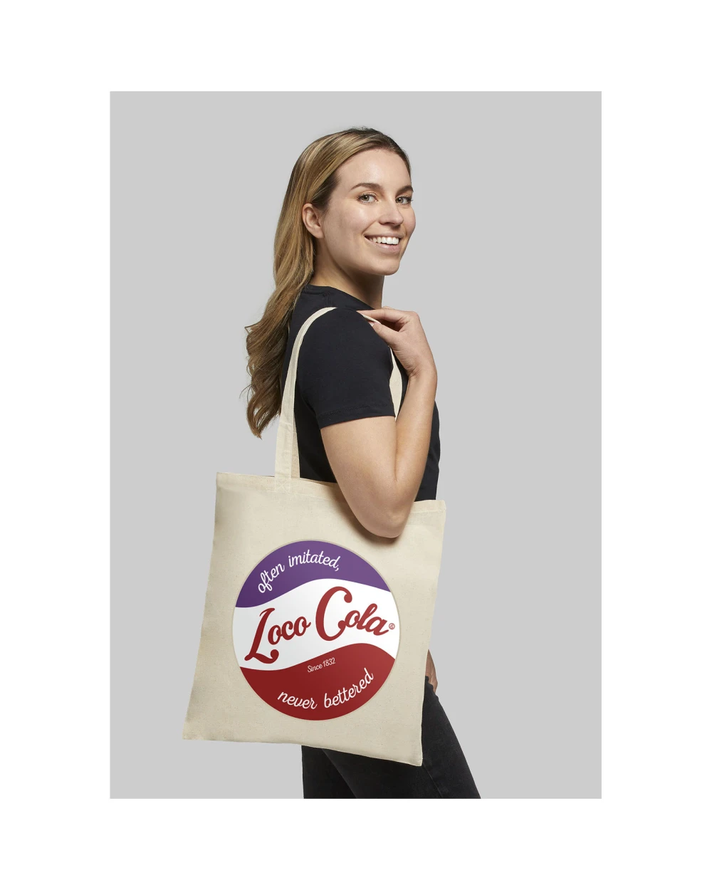 Sacs & Bagagerie personnalisable 4DO Sac shopping coton Madras 140 gr/m² 7L