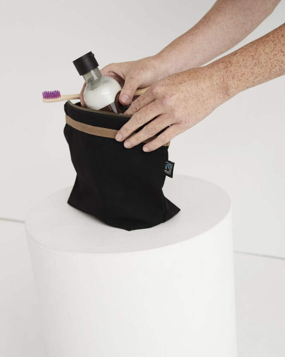 Tassen & Zakken COTTOVER CANVAS TOILET CASE - GOTS GECERTIFICEERD voor bedrukking &amp; borduring