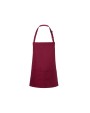 Tabliers personnalisable KARLOWSKY SHORT BIB APRON BASIC WITH BUCKLE AND POCKET