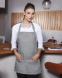 Tabliers personnalisable KARLOWSKY SHORT BIB APRON BASIC WITH BUCKLE AND POCKET