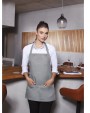 KARLOWSKY Short Bib Apron Basic with Buckle and Pocket Schürzen personalisierbar