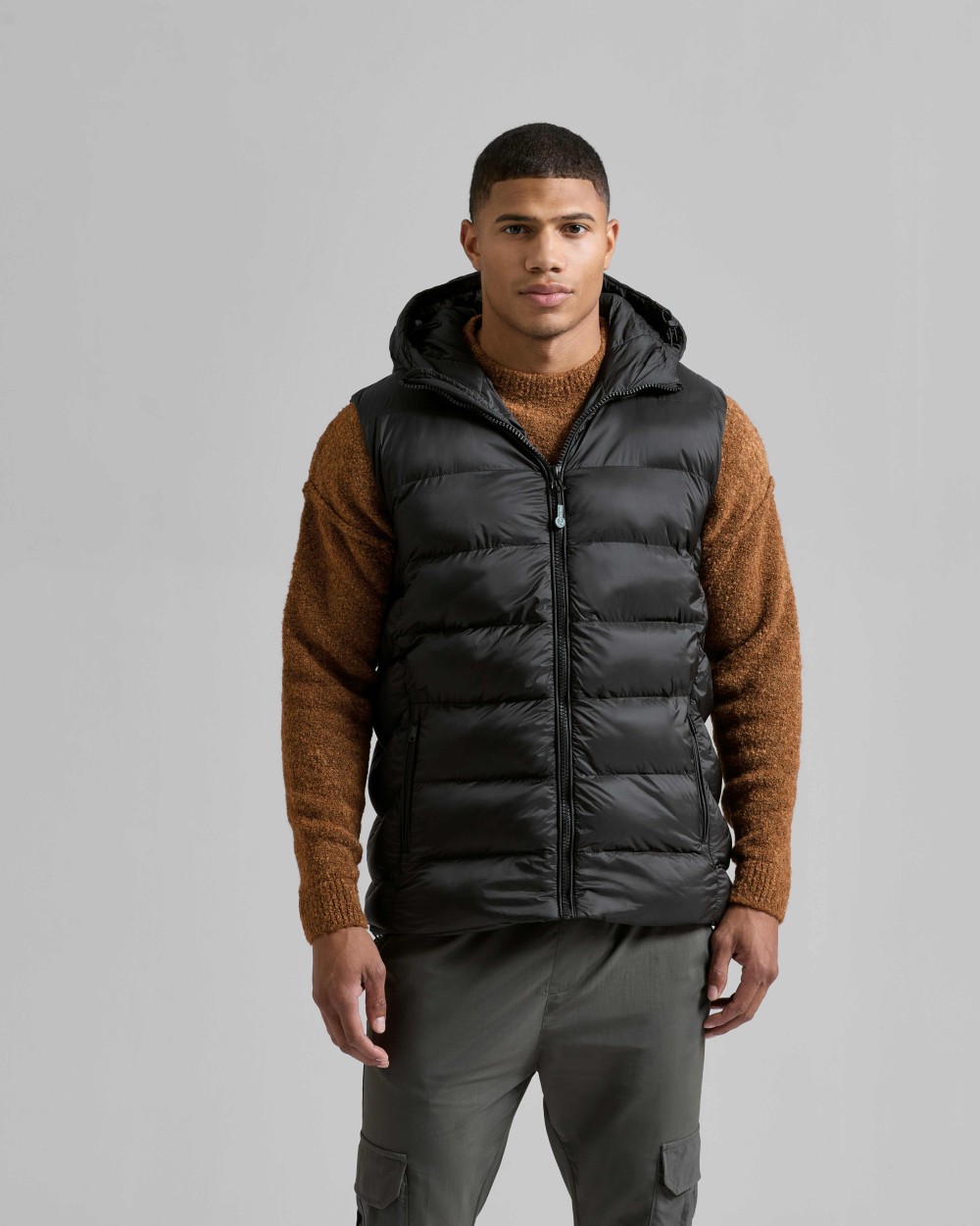 Vestes personnalisable 2786 Doudoune sans manches à capuche recyclée Solitude